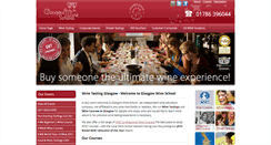 Desktop Screenshot of glasgowwineschool.com